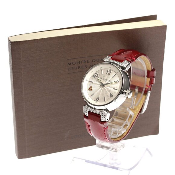 LOUIS VUITTON Tambour Q131R Heart rug diamond Quartz Boy's Watch_655107 - Picture 1 of 7